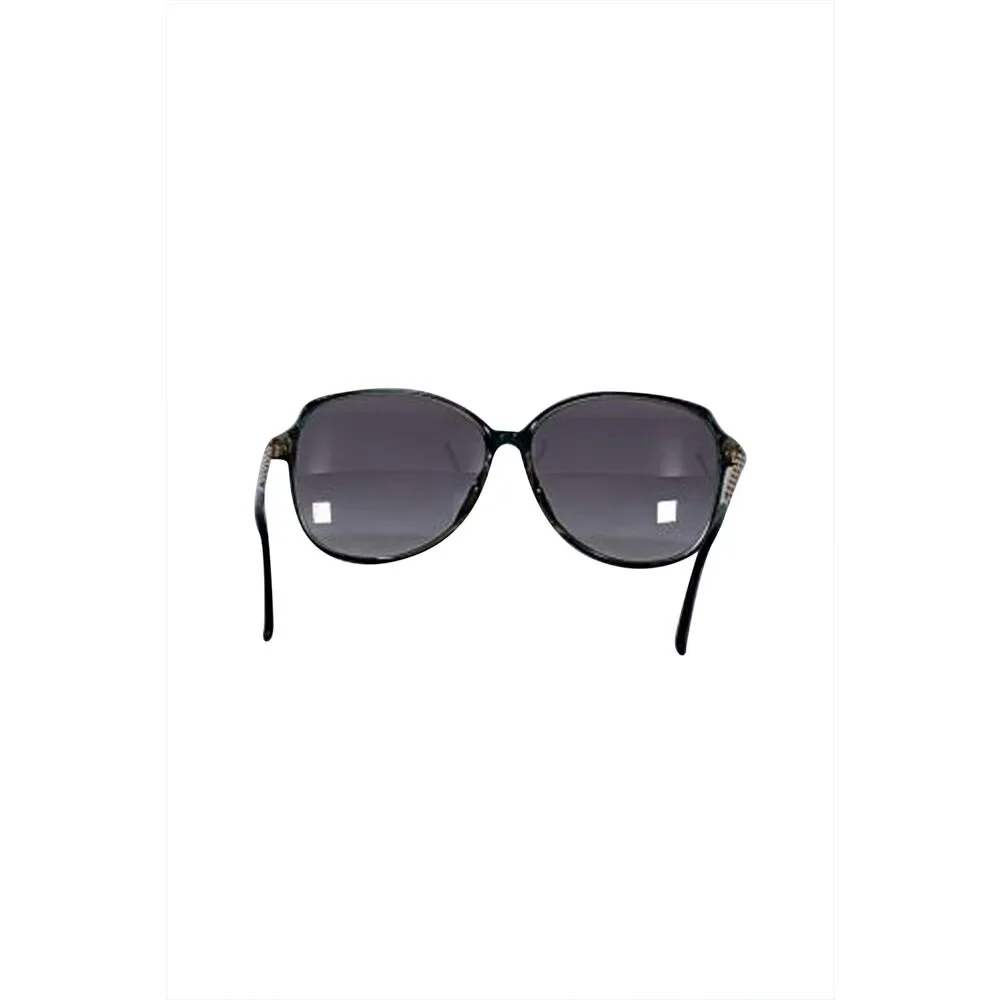 Christian Dior - Green Large Sunglasses w/Gold Chain Link Legs - Picture 4 of 4